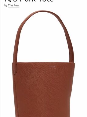 The Row N/S Park Small leather tote bag